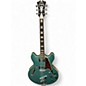 Used D'Angelico Premier Series DC Blue Hollow Body Electric Guitar