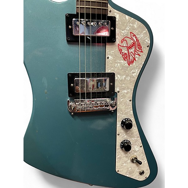 Used 2017 Gibson Firebird Blue Solid Body Electric Guitar