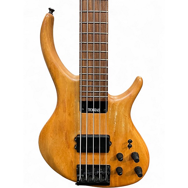 Used Tobias Growler V Natural Electric Bass Guitar