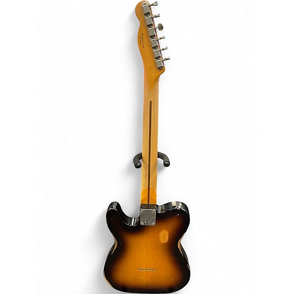 Used 2000s Fender Road Worn 1950S Telecaster 2 Tone Sunburst Solid Body Electric Guitar