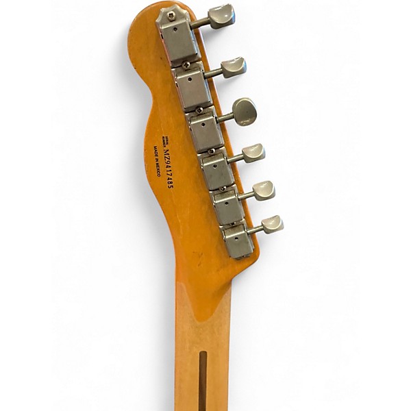 Used 2000s Fender Road Worn 1950S Telecaster 2 Tone Sunburst Solid Body Electric Guitar
