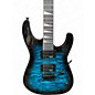 Used Jackson JS20 DKQ TRANSPERENT BLUE Solid Body Electric Guitar