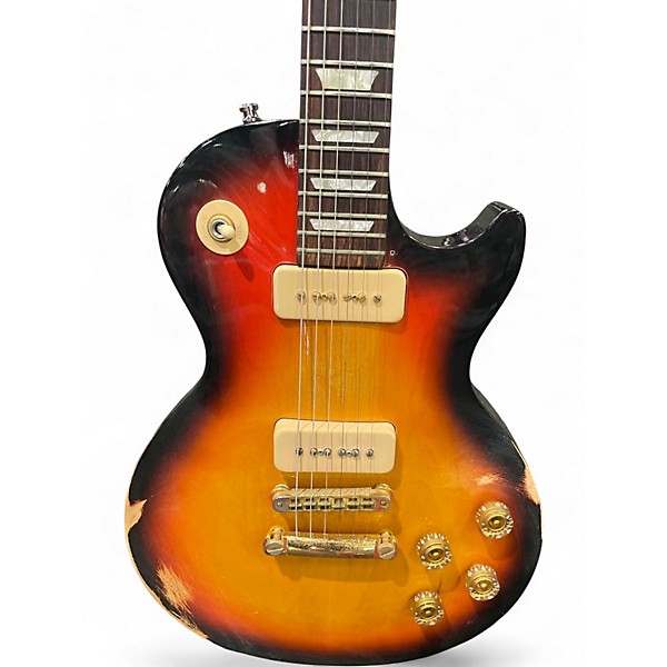 Used 1996 Gibson Les Paul Studio Gem Series 3 Color Sunburst Solid Body Electric Guitar
