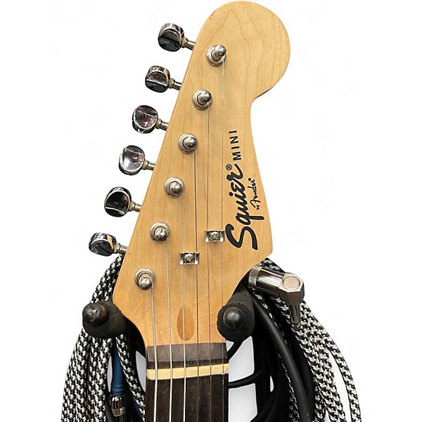 Used Squier Mini Affinity Stratocaster Pink Electric Guitar