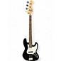 Used Squier Affinity Jazz Bass Black Electric Bass Guitar thumbnail