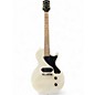 Used Epiphone Billy Joe Armstrong Les Paul Jr White Solid Body Electric Guitar thumbnail