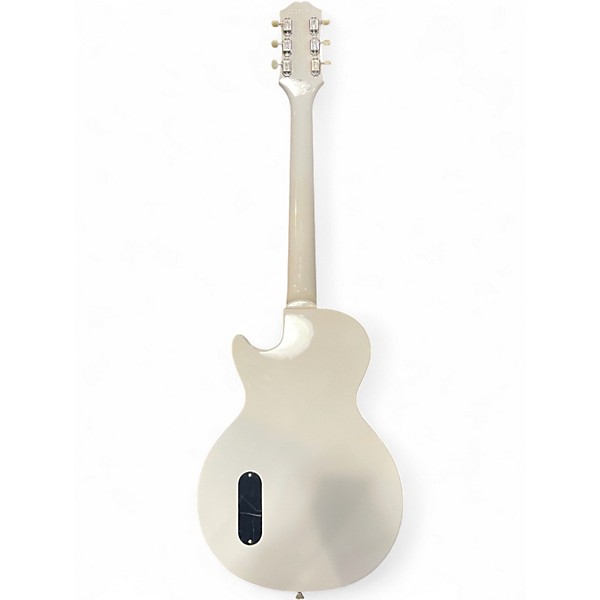 Used Epiphone Billy Joe Armstrong Les Paul Jr White Solid Body Electric Guitar