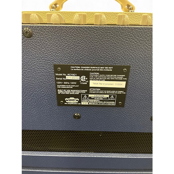 Used 2024 VOX AC15CC1X Tube Guitar Combo Amp