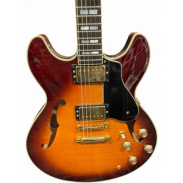 Used Yamaha sa2200 2 Color Sunburst Hollow Body Electric Guitar
