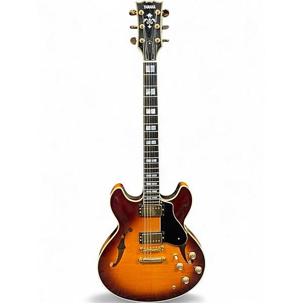 Used Yamaha sa2200 2 Color Sunburst Hollow Body Electric Guitar