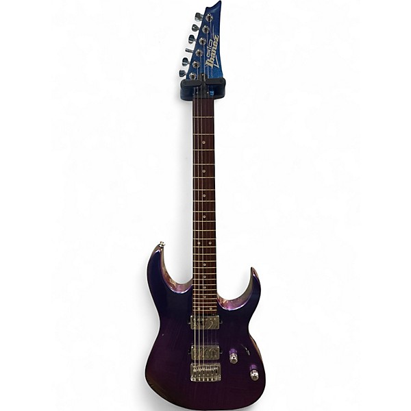 Used Ibanez grg121sp blue metal chameleon Solid Body Electric Guitar