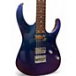 Used Ibanez grg121sp blue metal chameleon Solid Body Electric Guitar