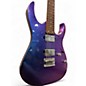 Used Ibanez grg121sp blue metal chameleon Solid Body Electric Guitar