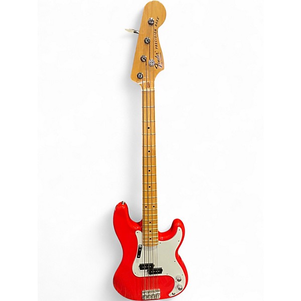 Used Fender MIJ PRECISION BASS MORROCCO RED Electric Bass Guitar