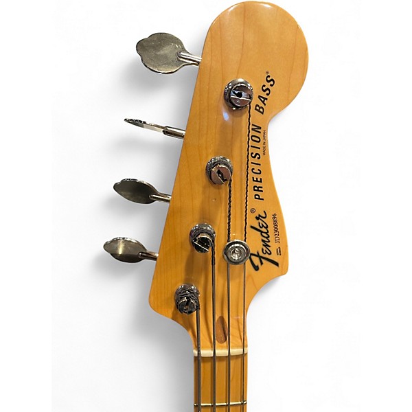Used Fender MIJ PRECISION BASS MORROCCO RED Electric Bass Guitar