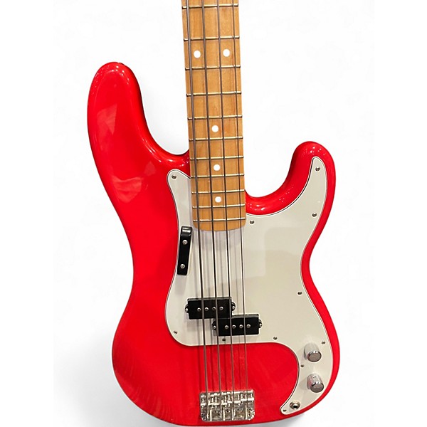 Used Fender MIJ PRECISION BASS MORROCCO RED Electric Bass Guitar
