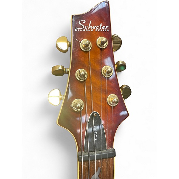 Used Schecter Guitar Research C1 Classic Amber Solid Body Electric Guitar