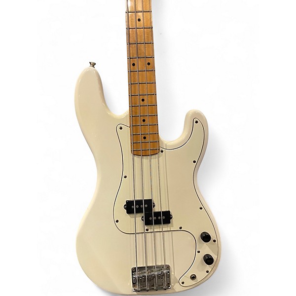 Used Cort P bass Cream Electric Bass Guitar