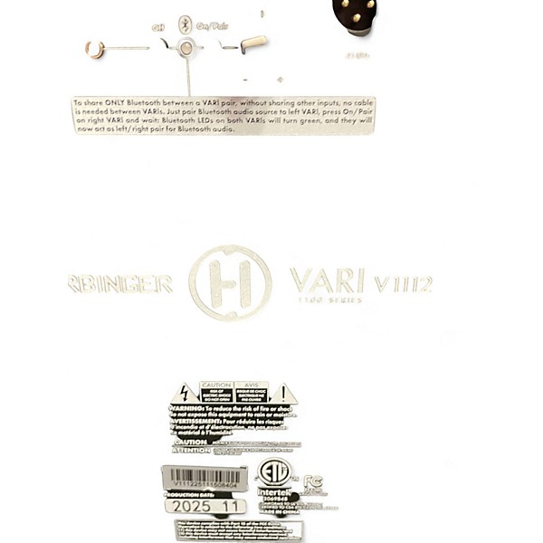 Used Harbinger Vari 1112 Powered Speaker