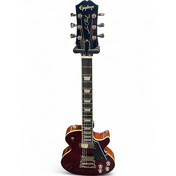 Used Epiphone Les Paul Modern Vintage Sparkling Burgundy Solid Body Electric Guitar