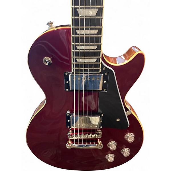 Used Epiphone Les Paul Modern Vintage Sparkling Burgundy Solid Body Electric Guitar