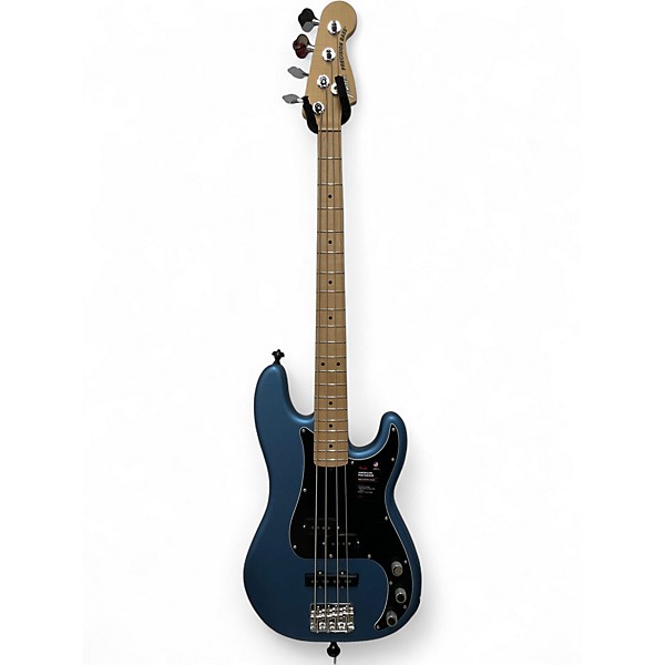 Used Fender American Special Precision Bass SATIN BLUE Electric Bass Guitar