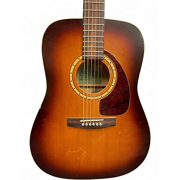 Used Simon & Patrick tsu Sunburst Acoustic Guitar