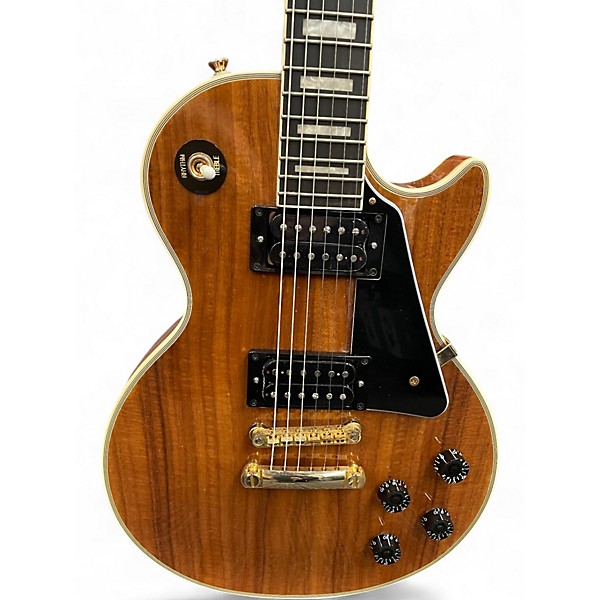 Used Epiphone les paul custom koa Solid Body Electric Guitar