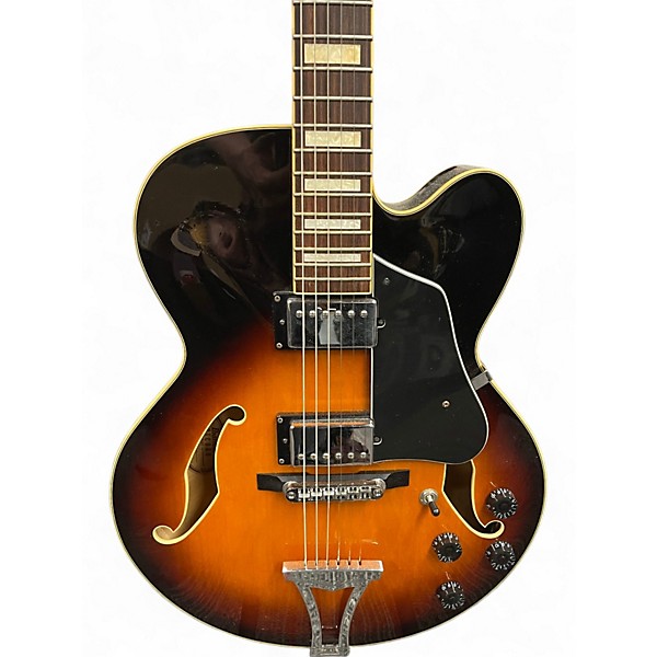 Used Ibanez AF75 2 Color Sunburst Hollow Body Electric Guitar
