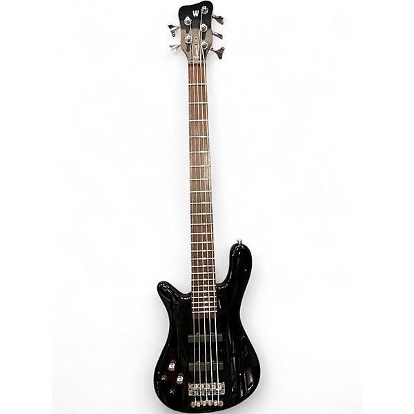 Used RockBass by Warwick Streamer LX 5 LH Gloss Black Electric Bass Guitar