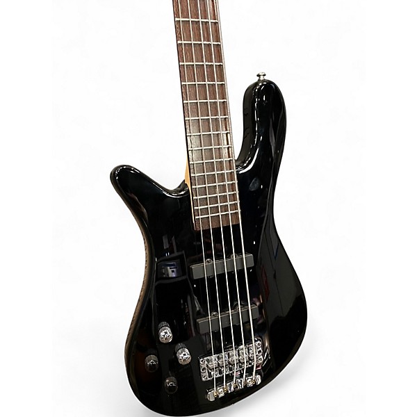 Used RockBass by Warwick Streamer LX 5 LH Gloss Black Electric Bass Guitar