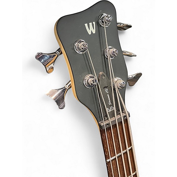 Used RockBass by Warwick Streamer LX 5 LH Gloss Black Electric Bass Guitar