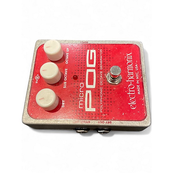 Used Electro-Harmonix Micro Pog Polyphonic Octave Generator Effect Pedal