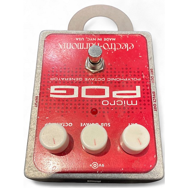Used Electro-Harmonix Micro Pog Polyphonic Octave Generator Effect Pedal