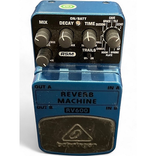 Used Behringer RV600 Reverb Machine Effect Pedal