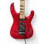 Used Jackson JS34Q Dinky Transparent Red Solid Body Electric Guitar