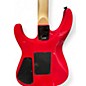 Used Jackson JS34Q Dinky Transparent Red Solid Body Electric Guitar