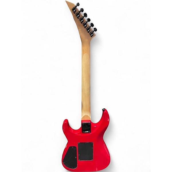 Used Jackson JS34Q Dinky Transparent Red Solid Body Electric Guitar