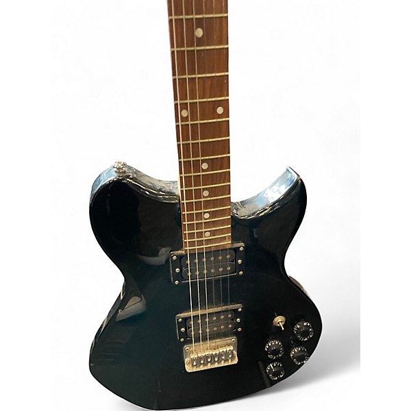 Used Lyon By Washburn LI15 black Solid Body Electric Guitar