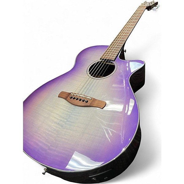 Used Ibanez Aeg70-ph Purple iris burst Acoustic Electric Guitar