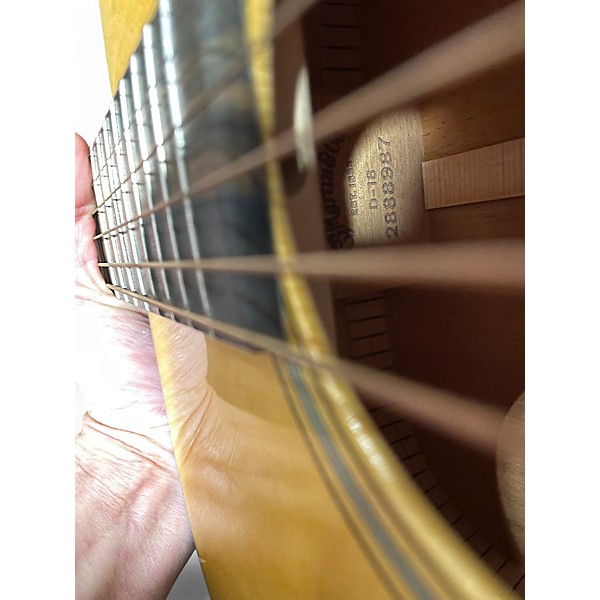 Used Martin D18 Natural Acoustic Guitar
