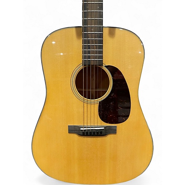 Used Martin D18 Natural Acoustic Guitar
