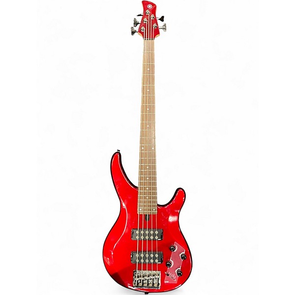 Used Yamaha TRBX305 Candy Apple Red Electric Bass Guitar