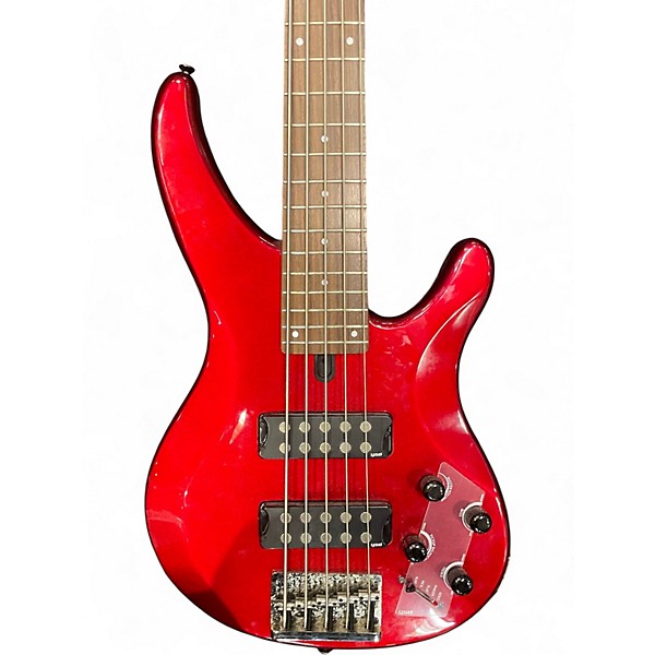 Used Yamaha TRBX305 Candy Apple Red Electric Bass Guitar