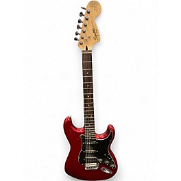 Used Squier Affinity Stratocaster HSS Candy Apple Red Solid Body Electric Guitar