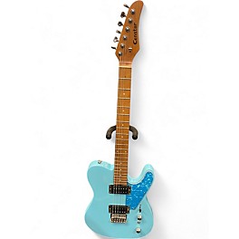 Used Censtar Tele Style Blue Solid Body Electric Guitar