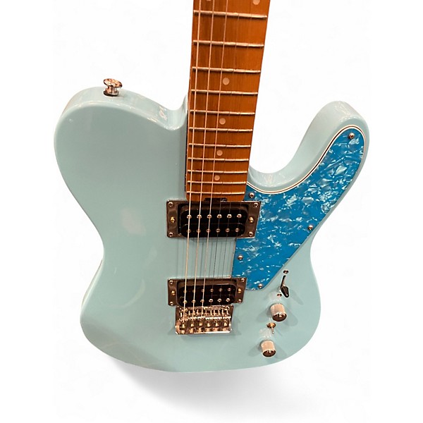 Used Censtar Tele Style Blue Solid Body Electric Guitar