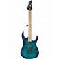 Used Ibanez RG421AHM NEBULA BLUE BURST Solid Body Electric Guitar thumbnail