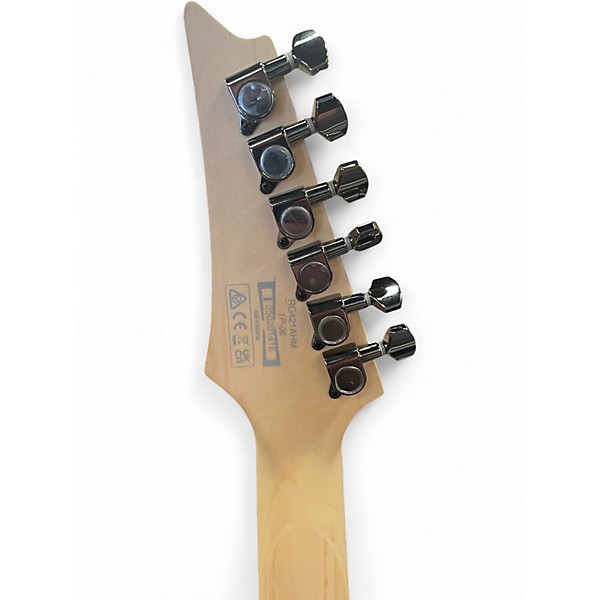 Used Ibanez RG421AHM NEBULA BLUE BURST Solid Body Electric Guitar
