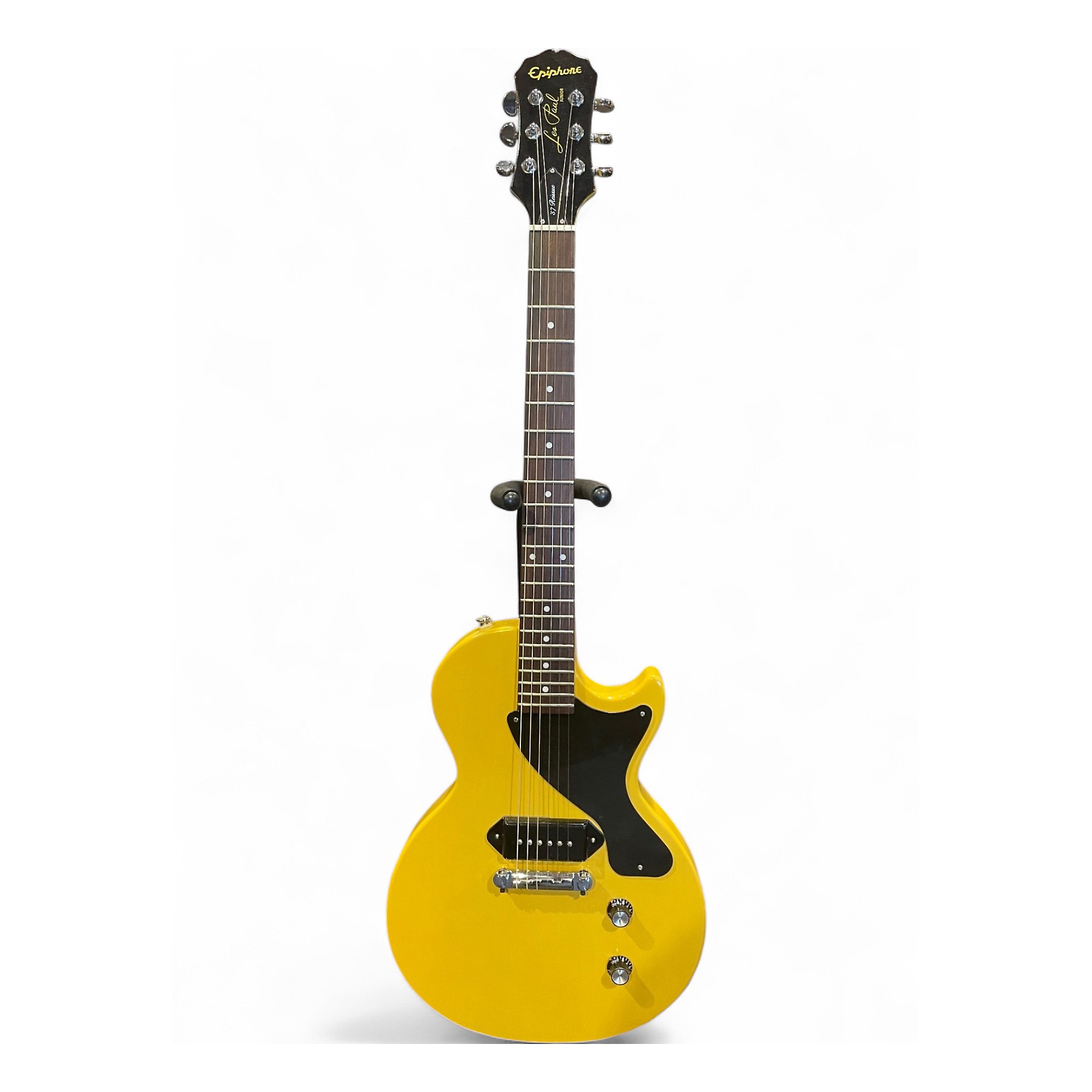 Used Epiphone 57 REISSUE LES PAUL JUNIOR TV Yellow Solid Body